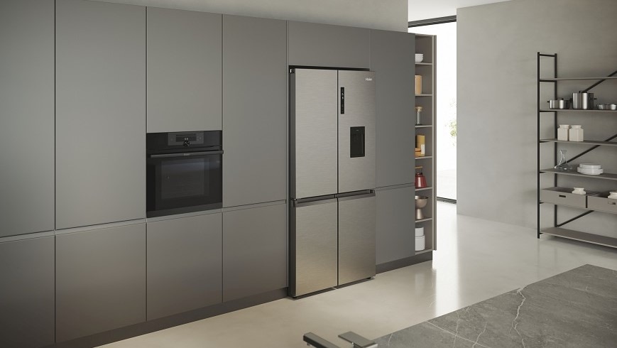 Americká lednice Haier HCR5919EHMP