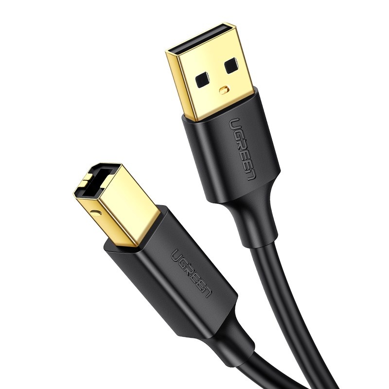 Kabel UGREEN USB/USB 2.0 B, 1,5m černý