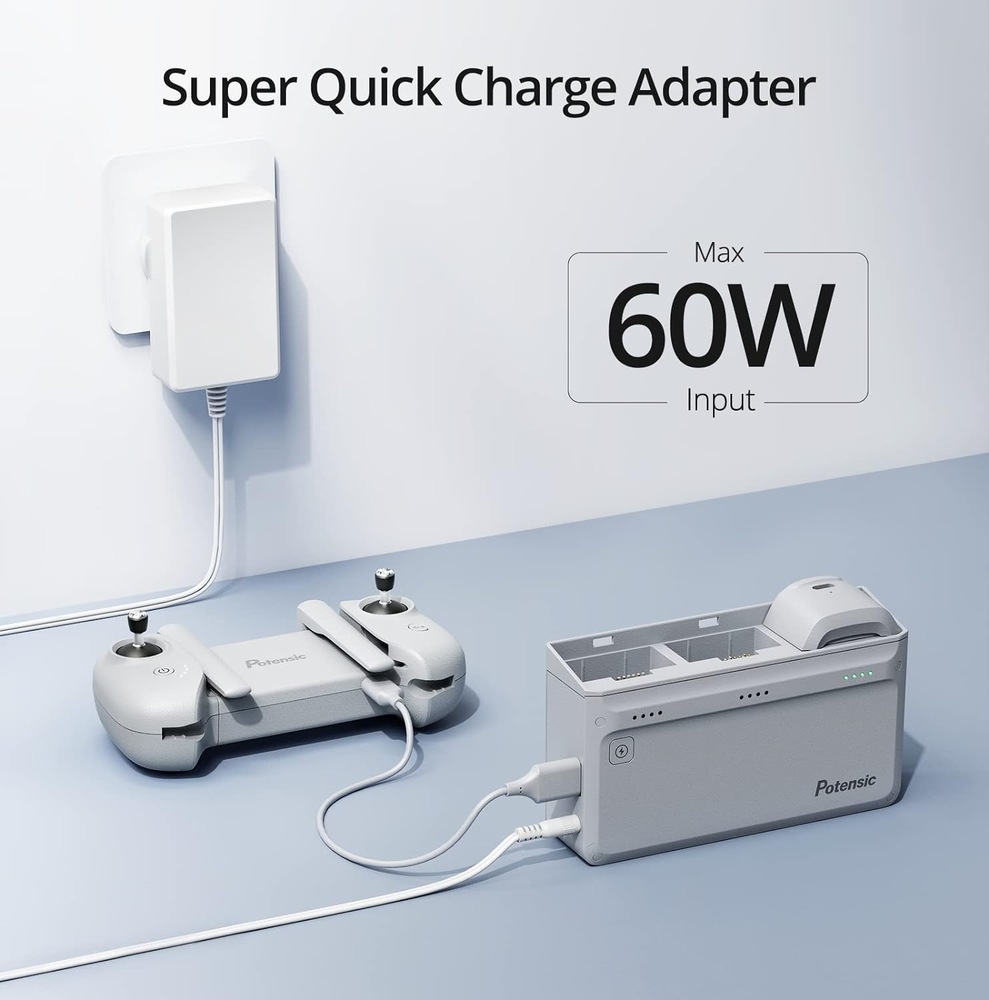 Nabíječka Potensic Atom 60W, AC adaptér