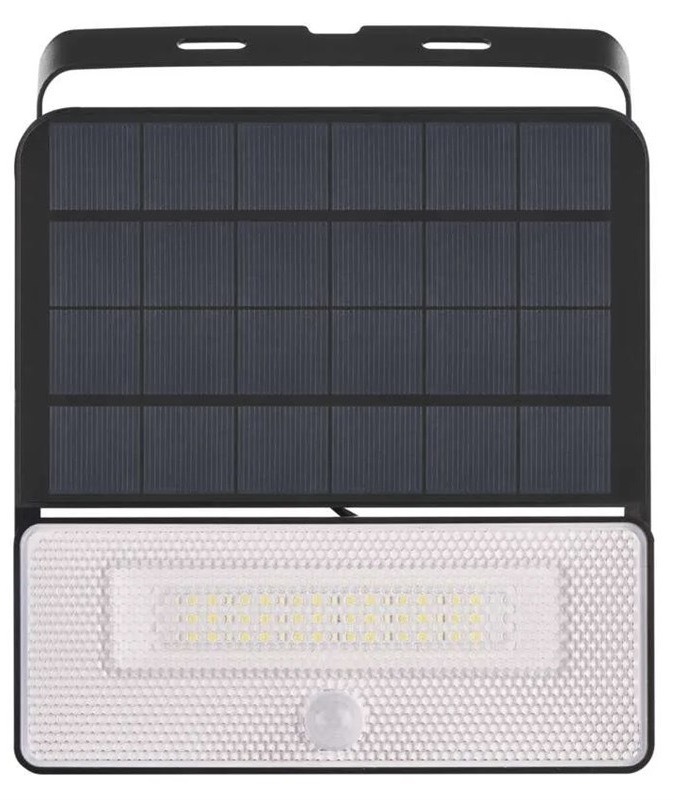 Reflektor EMOS SOLO, 1600lm, PIR, solární, neutrální bílá černý