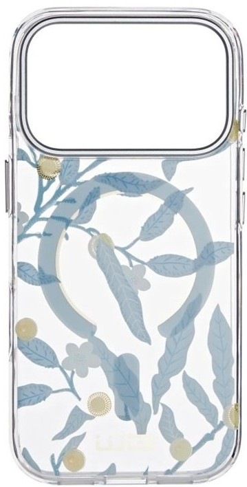 Kryt na mobil WG Floral Magnet iPhone 17 Pro v modrém designu