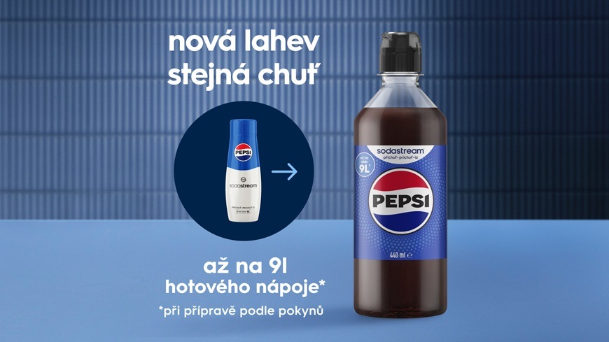 Nový a lepší vzhled Sodastream