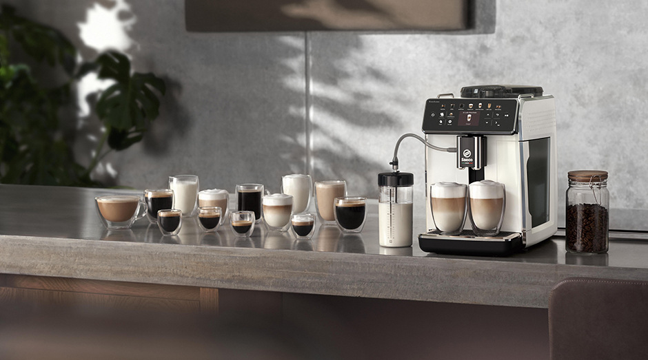 Automatický kávovar Saeco GranAroma SM6580/20 bílý