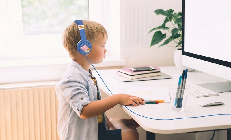 Sluchátka OTL Technologies Peppa Pig Rocket George Children's modrá
