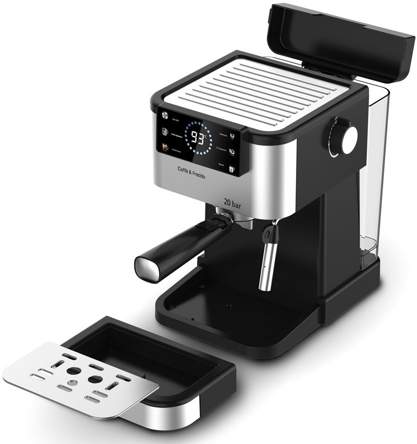 Pákový kávovar Rohnson R-98028 Hot & Cold černý/stříbrný Pákový kávovar Rohnson R-98028 Hot & Cold černý/stříbrný