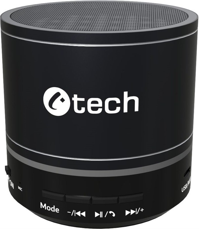 Přenosný reproduktor C-TECH SPK-08, černý