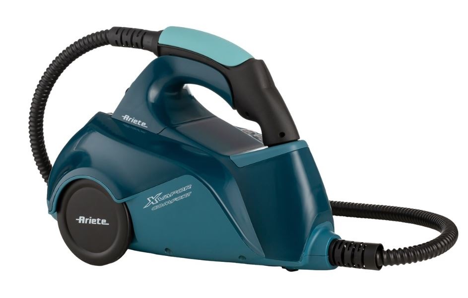Parní čistič Ariete XVapor ART 4145/BL tmavě modrý pohled na boční stranu zeleného parního čističe Ariete ART 4145/BL XVapor