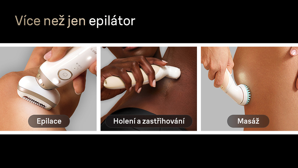 Braun Silk-épil 9 Flex SES9-071 3D funkce epilátoru, holení a masáže