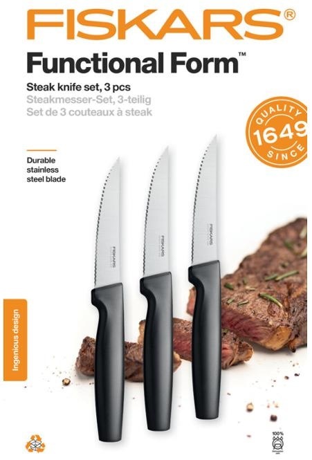 Sada kuchyňských nožů Fiskars Functional Form 3 ks Sada kuchyňských nožů Fiskars Functional Form 3 ks