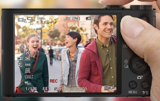 Digitální fotoaparát Sony Cyber-shot DSC-WX350 bílý
