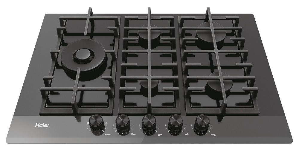 Plynová varná deska Haier I-Design Series 6 HAVG7WL4HB černá