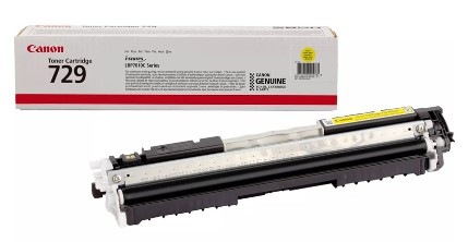 Toner Canon CRG-729Y, 1000 stran žlutý