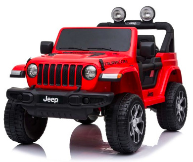 Elektrické auto Beneo Jeep Wrangler Rubicon červené