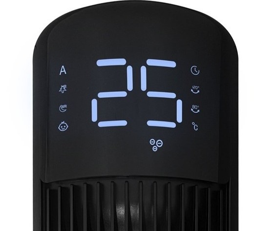 Ventilátor sloupový Rohnson R-8110 EcoFlow černý