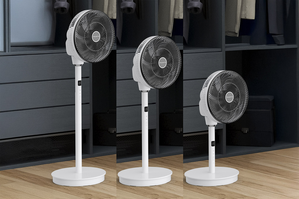 Ventilátor stojanový Rowenta QV5040F0 Turbo Twist Stand bílý Rowenta QV5040F0 Turbo Twist Stand