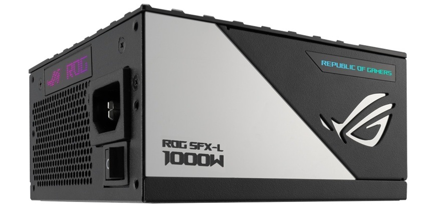 Zdroj Asus ROG Loki SFX-L 1000W 80+ Platinum ARGB Detail obrázku PC zdroje.