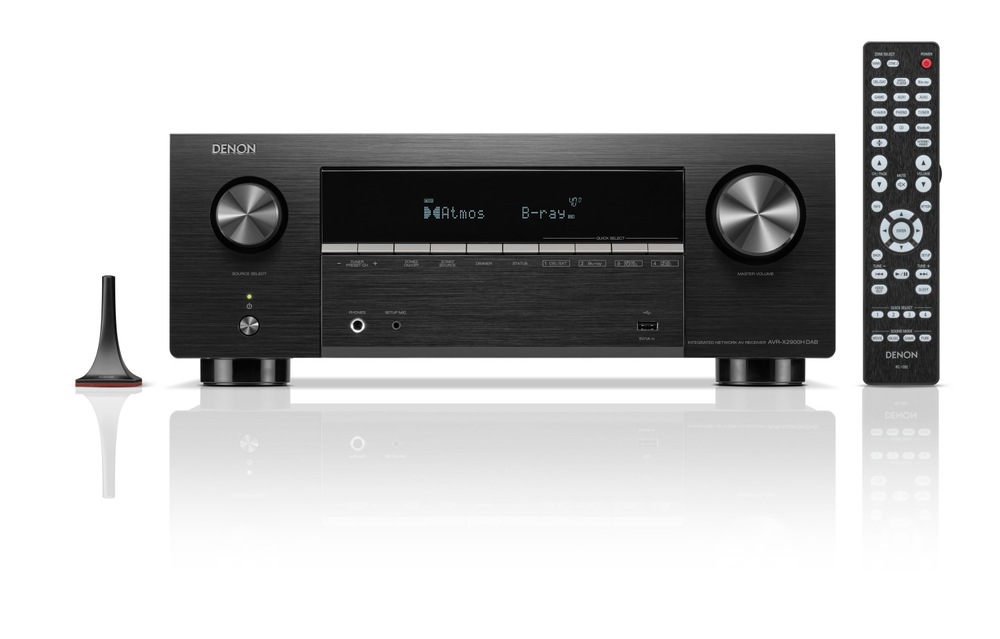 AV receiver Denon AVR-X2900H DAB s dálkovým ovladačem