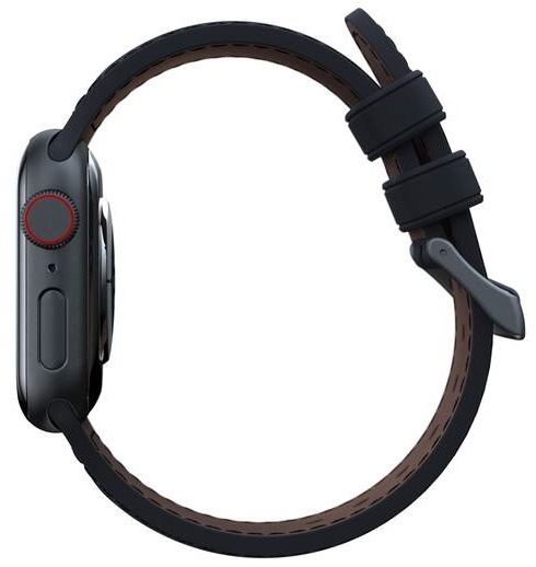 Řemínek Njord Vindur na Apple Watch 42/44/45/49mm šedý