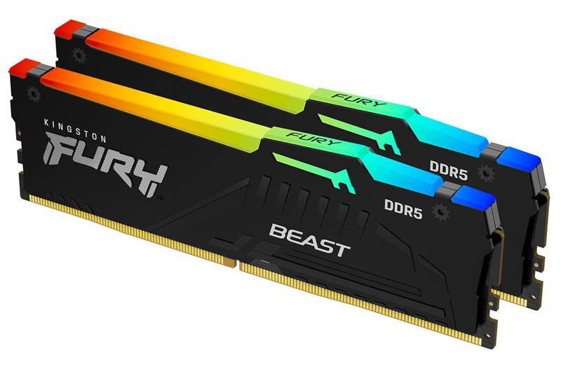 DIMM Kingston FURY Beast Black RGB EXPO 64 GB (2× 32 GB) (KF564C32BBEA2-64)