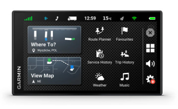 Navigační systém GPS Garmin dezl LGV610 Europe45 černý