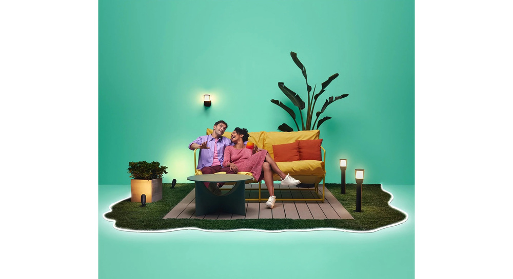LED pásek WiZ Outdoor RGBW, Matter, 5 m