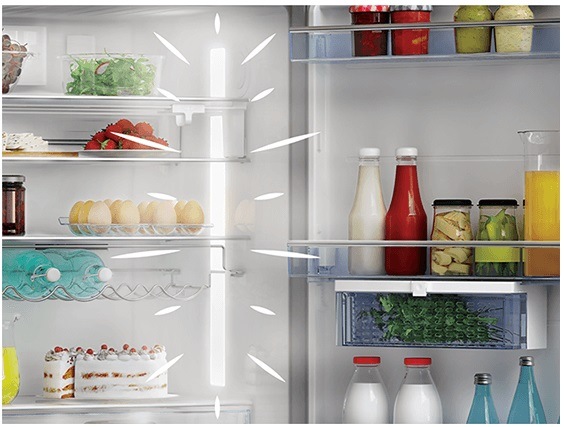 Chladnička kombinovaná Beko B3RCNE564HXB, NoFrost, LED osvětlení