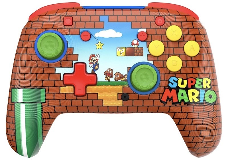 Gamepad Turtle Beach Rematch Wireless Mario Bricks - Nintendo Switch 2 hnědý