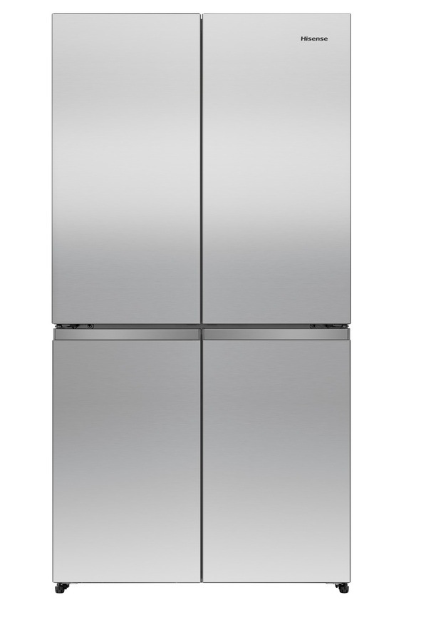 Americká lednice Hisense RQ5P640SSSD nerez Přední pohled na chladničku Hisense RQ5P640SSSD v nerezovém provedení