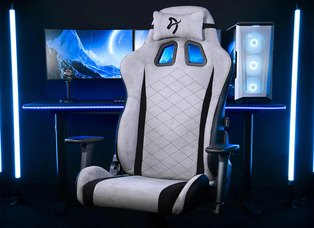 Herní židle Arozzi Avanti Soft Fabric šedá Židle Arozzi Avanti Soft Fabric s ergonomickým designem se přizpůsobí každému uživateli