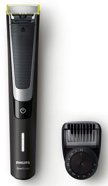 Zastřihovač vousů Philips OneBlade QP6510/20 černý Zastřihovač vousů Philips OneBlade QP6510/20 černý