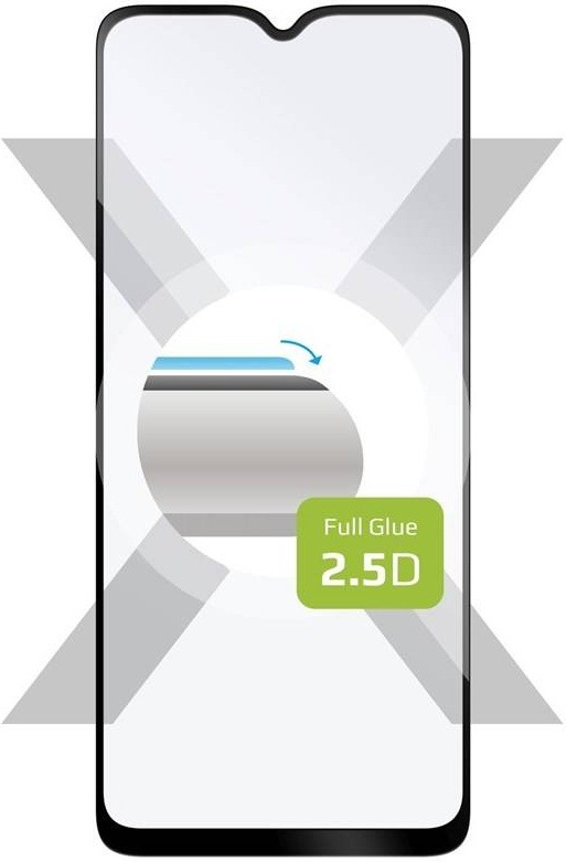 Tvrzené sklo FIXED Full-Cover na Samsung Galaxy A03 černé