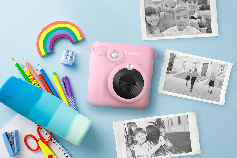 Instantní fotoaparát LAMAX InstaKid1 růžový LAMAX InstaKid1, růžová