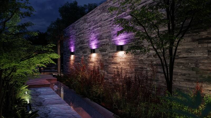 Nástěnné svítidlo Philips Hue Dymera černé