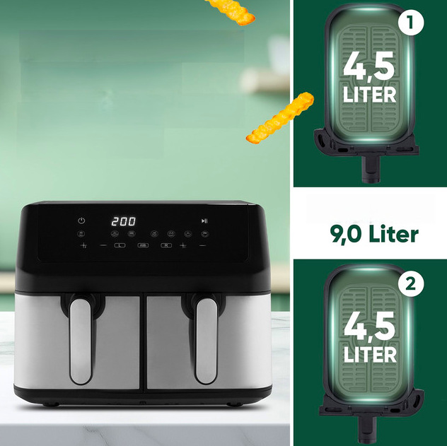 Fritéza horkovzdušná Profi Cook FR 1296 H černá Fritéza horkovzdušná ProfiCook FR 1296 H