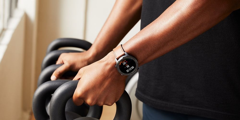 Chytré hodinky Amazfit GTR 42 mm - Cherry Blossom Pink