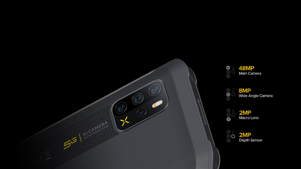 Mobilní telefon UleFone Armor 12 5G černý Mobilní telefon UleFone Armor 12 5G černý