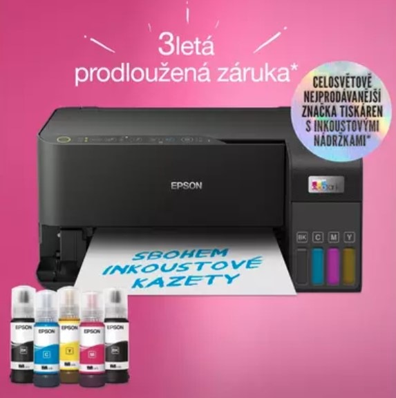 Tiskárna multifunkční Epson EcoTank L3550 černá Tiskárna multifunkční Epson EcoTank L3550 černá