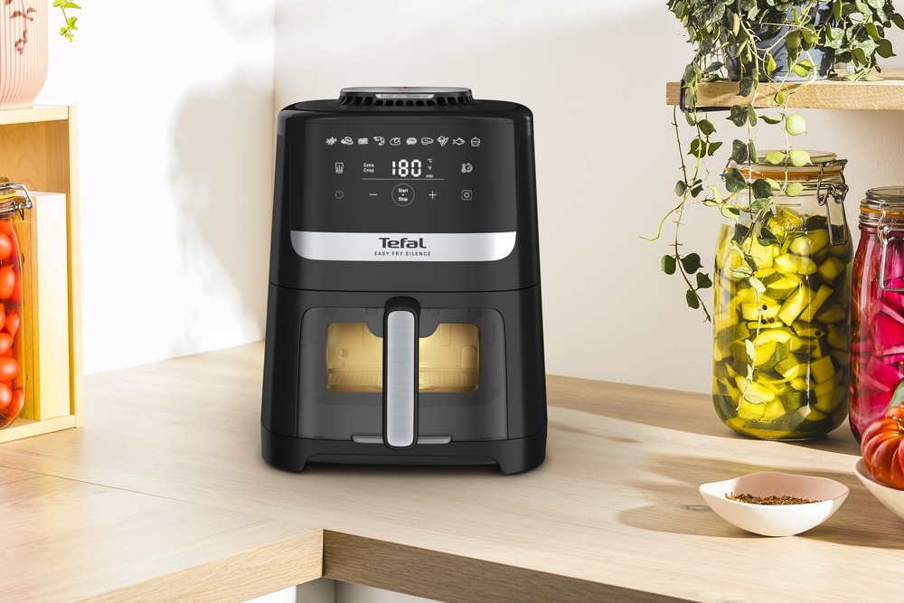 Fritéza horkovzdušná Tefal EY5568E0 Easy Fry Silence černá Fritéza horkovzdušná Tefal EY5568E0 Easy Fry Silence černá