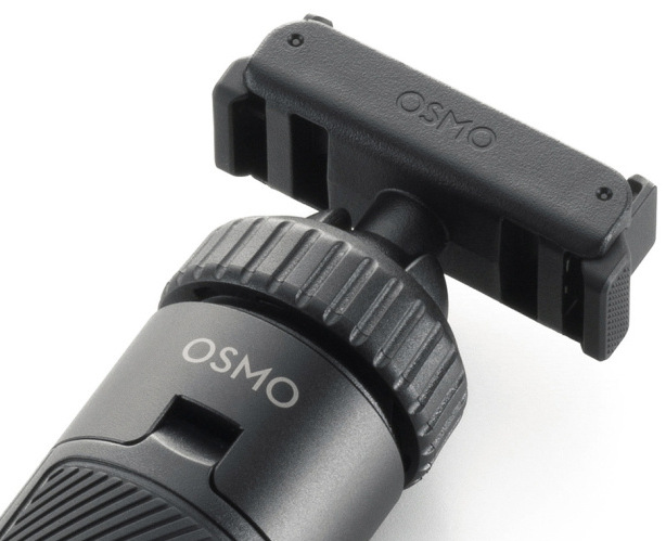 Stativ DJI Osmo Action Dual-Direction Mini Extension Rod černý Detail hlavy stativu Dual-Direction Mini Extension Rod