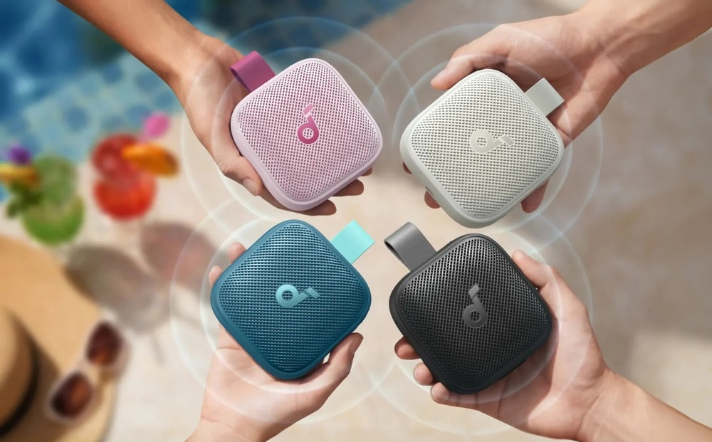 Přenosný reproduktor Anker Soundcore Boom Go 3i černý Anker Soundcore Boom Go 3i s funkcí TWS nebo Auracast ve čtyřech barevných provedeních