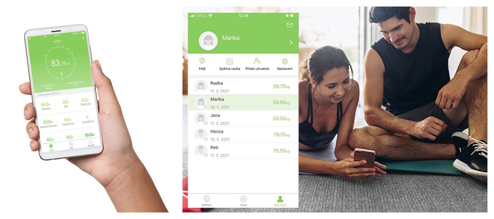 Osobní váha Concept Perfect Health VO4010 bílá