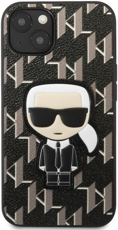 Kryt na mobil Karl Lagerfeld Monogram Ikonik na Apple iPhone 13 černý