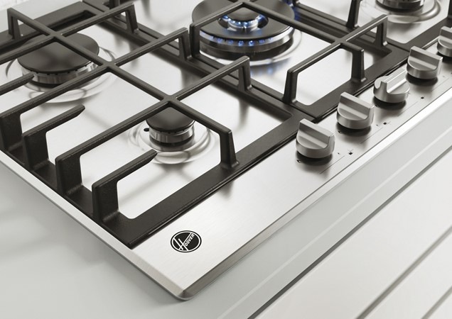 Plynová varná deska Hoover H-HOB 300 GAS HHG75WK3X - 75 cm nerez Plynová varná deska Hoover H-HOB 300 GAS HHG75WK3X - 75 cm nerez