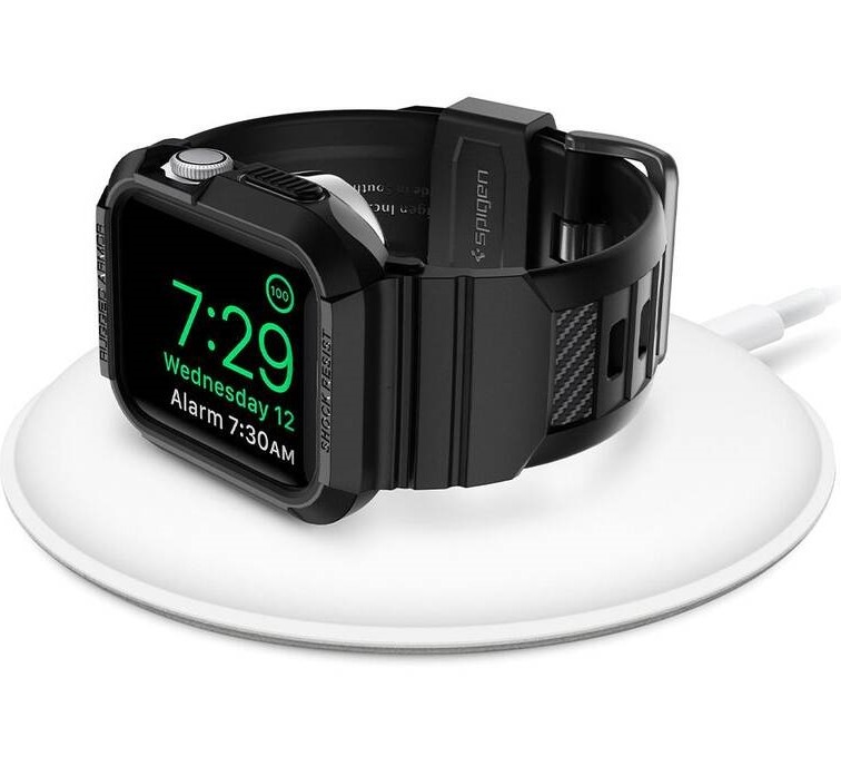 Řemínek Spigen Rugged Armor Pro na Apple Watch 44/45 mm šedý Řemínek Spigen Rugged Armor Pro na Apple Watch 44/45 mm šedý