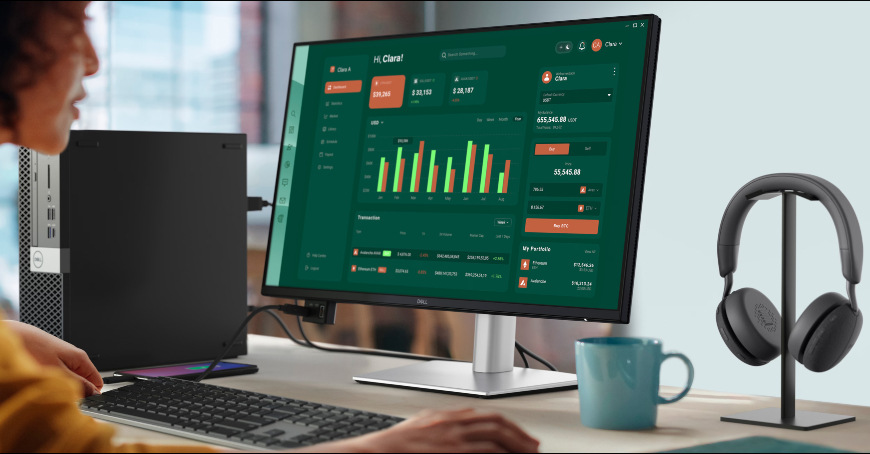 Dell Pro 24 Plus P2425D, černá/stříbrná