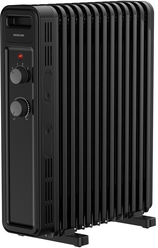 Olejový radiátor Sencor SOH 3513BK s příkonem 2500W