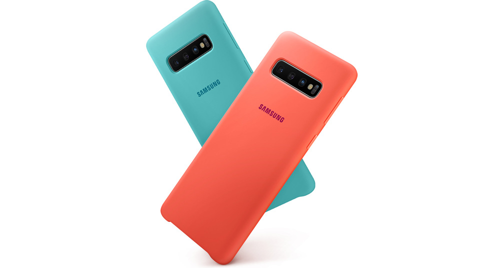Kryt na mobil Samsung Silicon Cover na Galaxy S10+ černý Kryt na mobil Samsung Silicon Cover na Galaxy S10+ černý