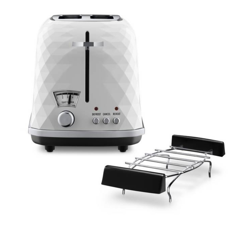 Topinkovač De'Longhi Brillante CTJ2103.W bílý