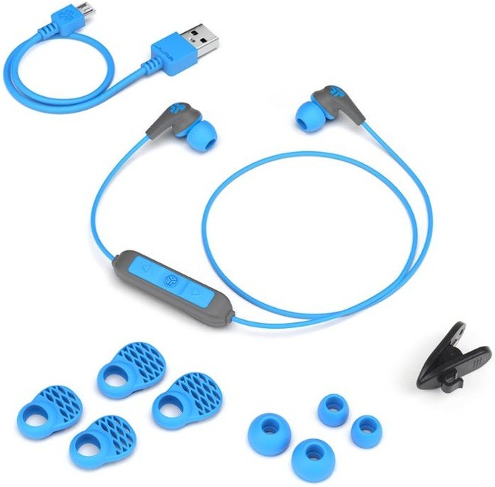 Sluchátka JLab JBuds Pro Wireless Signature Earbuds šedá/modrá