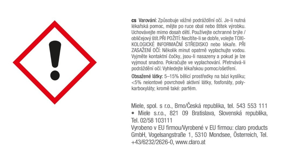 Čisticí prostředek Miele IntenseClean 200 g Čisticí prostředek Miele IntenseClean 200 g